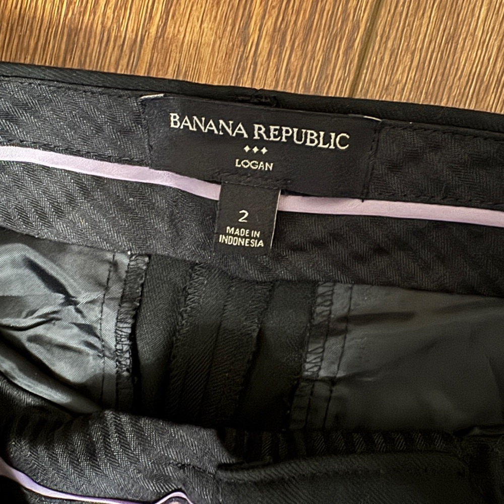 Banana Republic Logan Black Trousers - Picture 3 of 4